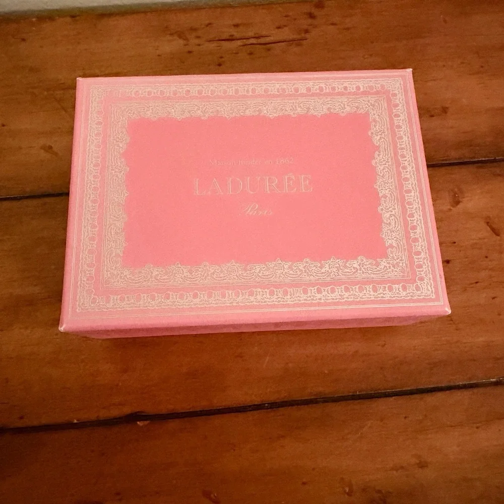 Laduree PINK‎ Box Paris Macaron Box, Fancy, Trinket, Empty Box